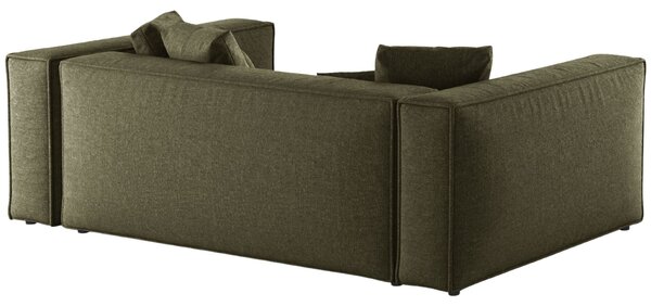 -25 % Dny MOMENTI– Cosmopolitan Design Zelená žinylková trojmístná pohovka Aveiro 220 cm