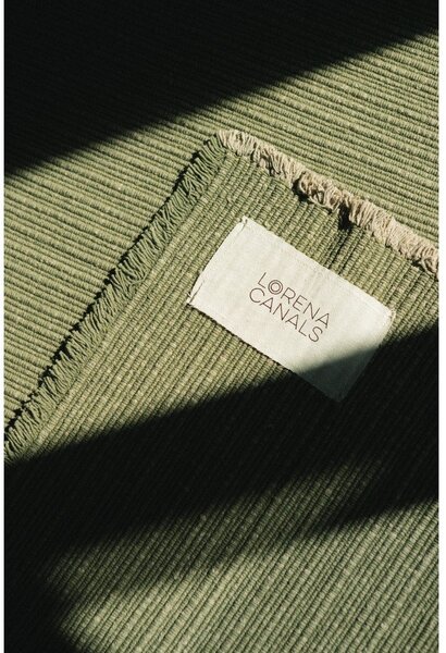 Khaki ručně tkaný bavlněný koberec 140x200 cm Handloom – Lorena Canals