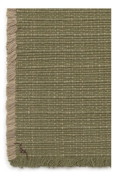 Khaki ručně tkaný bavlněný koberec 140x200 cm Handloom – Lorena Canals