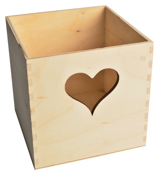 Krabička srdce 10x10x10 cm