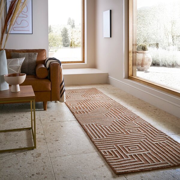 Běhoun v terakotové barvě 80x300 cm Kylo – Flair Rugs