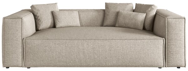 -25 % Dny MOMENTI– Cosmopolitan Design Béžová žinylková trojmístná pohovka Aveiro 220 cm