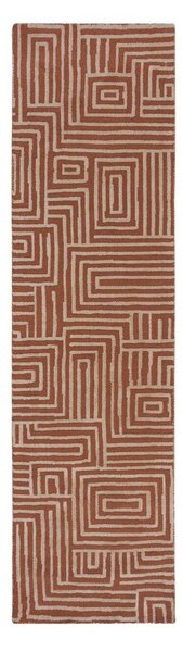 Běhoun v terakotové barvě 80x300 cm Kylo – Flair Rugs