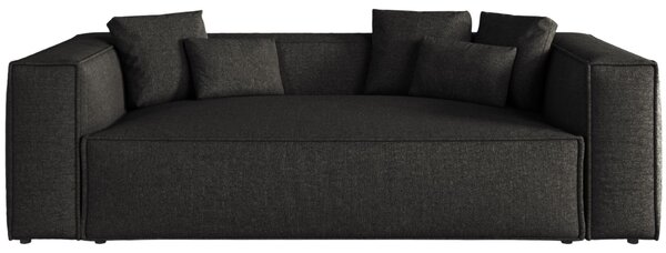 -25 % Dny MOMENTI– Cosmopolitan Design Černá žinylková trojmístná pohovka Aveiro 220 cm