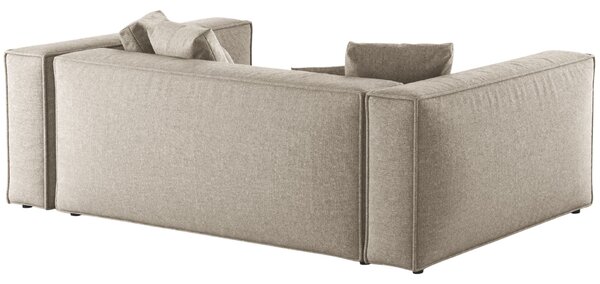 -25 % Dny MOMENTI– Cosmopolitan Design Béžová žinylková trojmístná pohovka Aveiro 220 cm