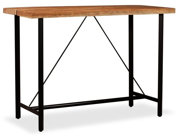 Barový stůl masivní akáciové dřevo 150 x 70 x 107 cm