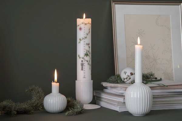 Porcelánový svícen Hammershøi White 10,5 cm