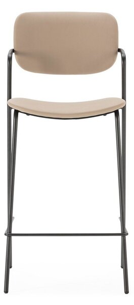 Béžové barové židle v sadě 2 ks (výška sedáku 68 cm) Maika – Marckeric