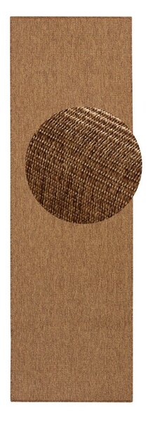Hnědý vnitřní a venkovní koberec 80x150 cm Nature – Hanse Home