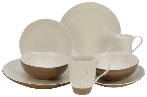 KOMBINOVANÁ SOUPRAVA, 16dílné, kamenina Creatable - Online Only nádobí, Online Only