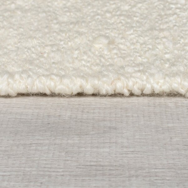 Krémový/v přírodní barvě ručně tkaný koberec s příměsí vlny 200x300 cm Eric Checkboard – Flair Rugs