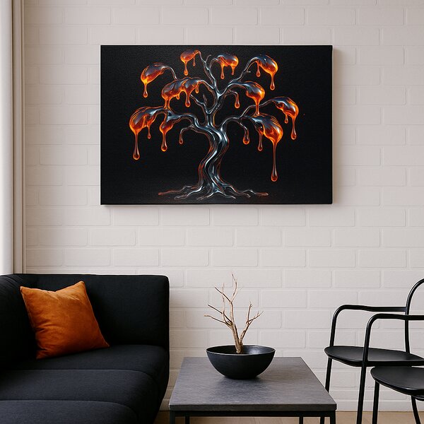 KRAFTHOUSE.EU Molten Nectar – obraz na plátno Premium Canvas | 100% bavlna | Různé rozměry Velikost: 30 x 20 cm