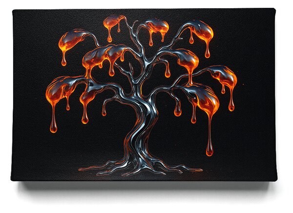 KRAFTHOUSE.EU Molten Nectar – obraz na plátno Premium Canvas | 100% bavlna | Různé rozměry Velikost: 30 x 20 cm