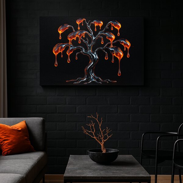 KRAFTHOUSE.EU Molten Nectar – obraz na plátno Premium Canvas | 100% bavlna | Různé rozměry Velikost: 30 x 20 cm