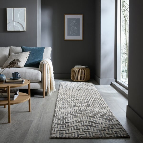 Šedý běhoun 80x300 cm Rhett – Flair Rugs
