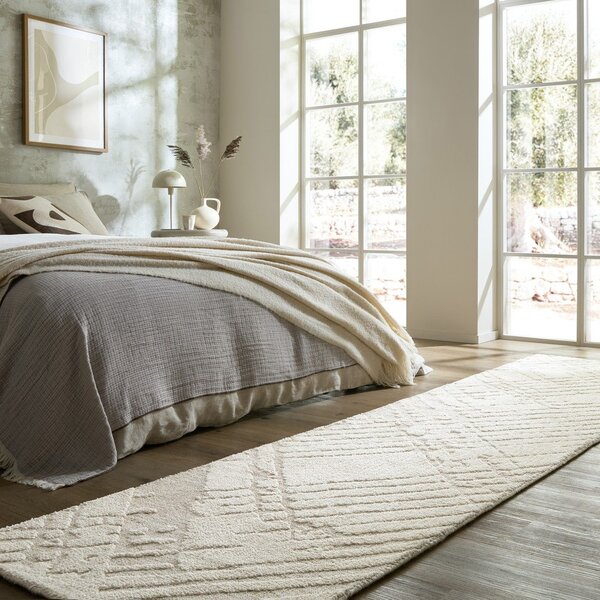 Krémový běhoun 80x300 cm Remy – Flair Rugs