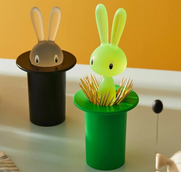 Alessi designové zásobníky na párátka Magic Bunny