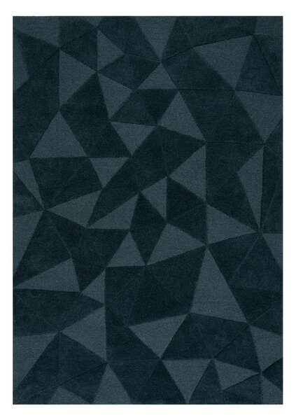 Zelenomodrý ručně tkaný vlněný koberec 160x230 cm Shard Teal – Flair Rugs