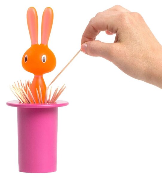 Alessi designové zásobníky na párátka Magic Bunny