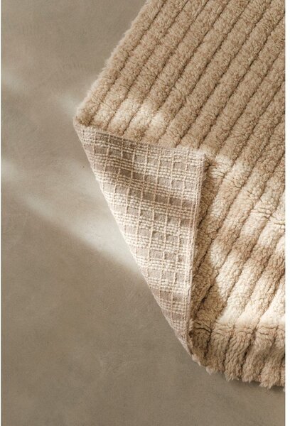 Béžový pratelný/ručně tkaný vlněný koberec 80x140 cm Unexpected Wool – Lorena Canals