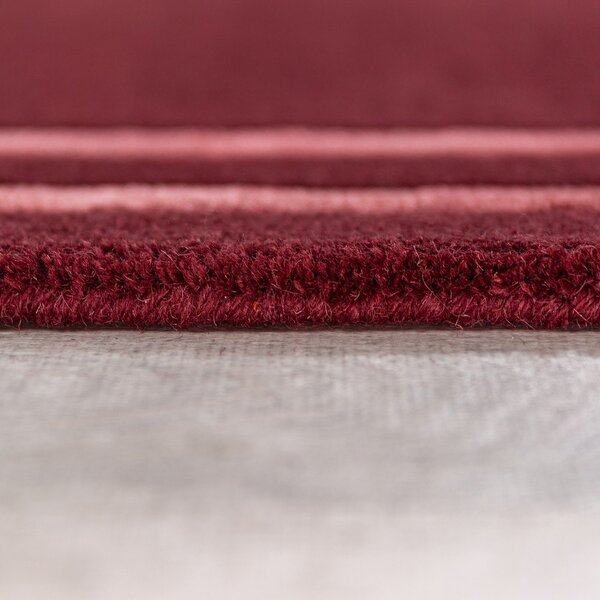 Vínový ručně tkaný vlněný koberec 200x290 cm Gatsby – Flair Rugs