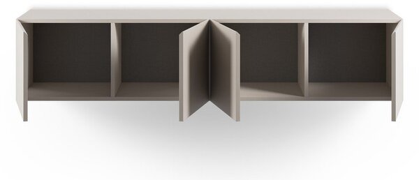 Krémový TV stolek 180x38x35 cm Daroca – Marckeric