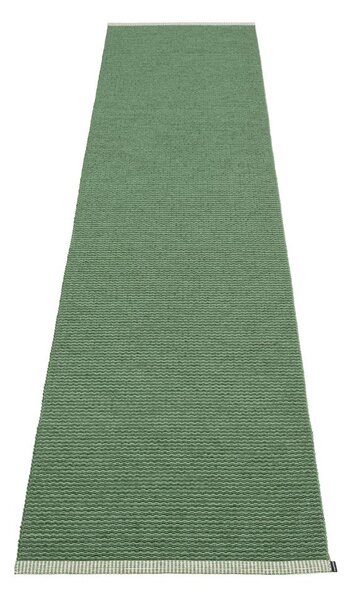 Zelený vnitřní a venkovní běhoun 70x300 cm Mono Leaf Oregano – Pappelina