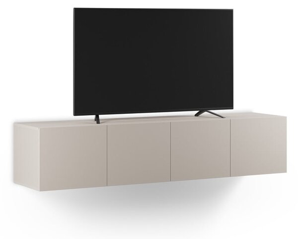 Krémový TV stolek 180x38x35 cm Daroca – Marckeric