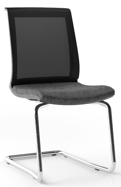 NARBUTAS - Jednací židle EVA SUA020 s černým rámem