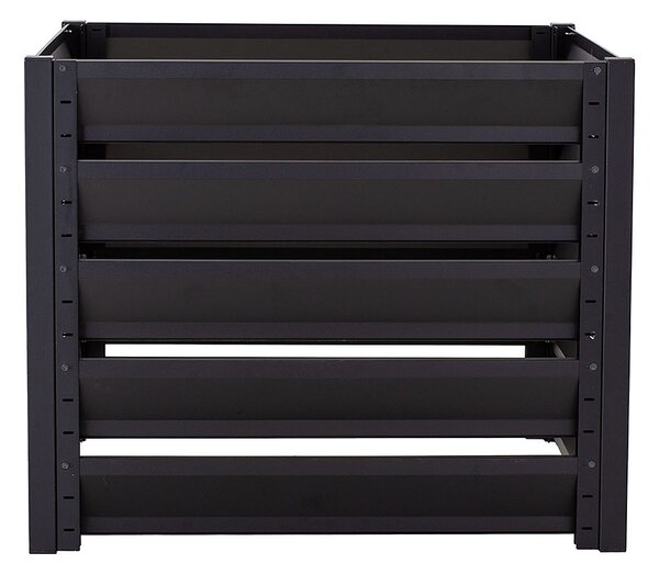 Kompostér Trestles KOMP1 1100x1100x1000 mm, 960 l, černý KOMP1-9005
