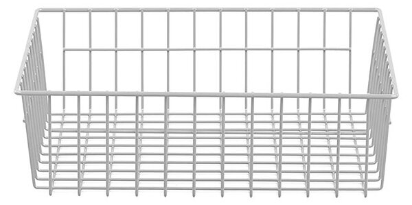 FEROPLAST spol. s.r.o Drátěný koš KS28 pro regál s šířkou 400mm(800mm, 1200mm, 1600mm,2000mm,2400mm), 350(h)x400(š)x120(v) mm