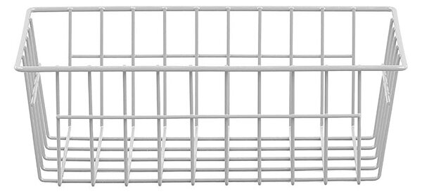 FEROPLAST spol. s.r.o Drátěný koš KS27 pro regál s šířkou 400mm(800mm, 1200mm,1800mm, 2200mm), 350(h)x200(š)x120(v) mm