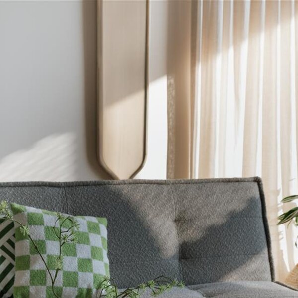 Housecraft Living Dřevěné závěsné zrcadlo Thun 120 x 26 cm