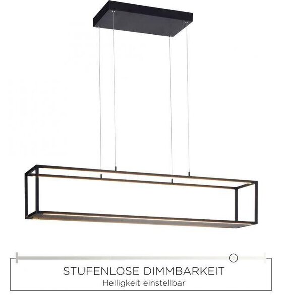 Paul Neuhaus Závěsné LED svítidlo CONNI, 42W, d. 105 cm, 3000K stmívatelné