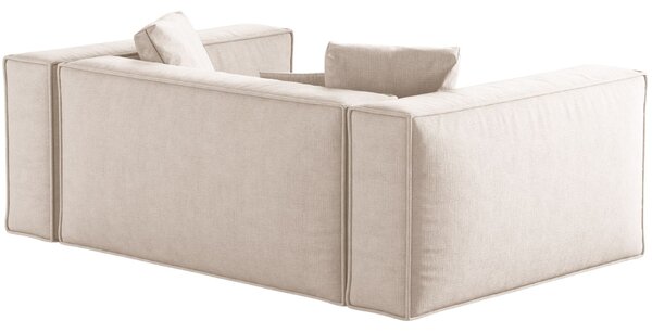 -25 % Dny MOMENTI– Cosmopolitan Design Béžová dvoumístná pohovka Aveiro 180 cm