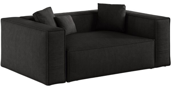 -25 % Dny MOMENTI– Cosmopolitan Design Černá dvoumístná pohovka Aveiro 180 cm