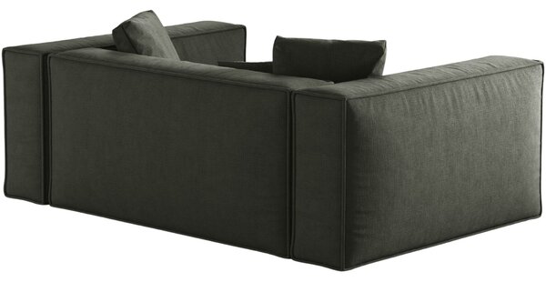 -25 % Dny MOMENTI– Cosmopolitan Design Tmavě zelená dvoumístná pohovka Aveiro 180 cm
