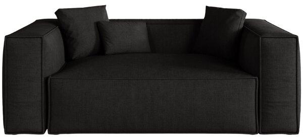 -25 % Dny MOMENTI– Cosmopolitan Design Černá dvoumístná pohovka Aveiro 180 cm
