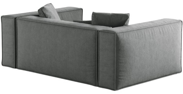 -25 % Dny MOMENTI– Cosmopolitan Design Šedá dvoumístná pohovka Aveiro 180 cm