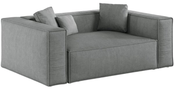 -25 % Dny MOMENTI– Cosmopolitan Design Šedá dvoumístná pohovka Aveiro 180 cm
