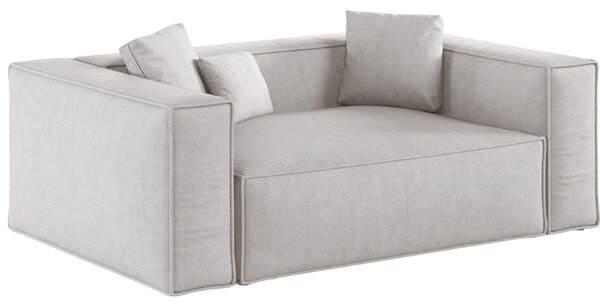 -25 % Dny MOMENTI– Cosmopolitan Design Světle šedá dvoumístná pohovka Aveiro 180 cm