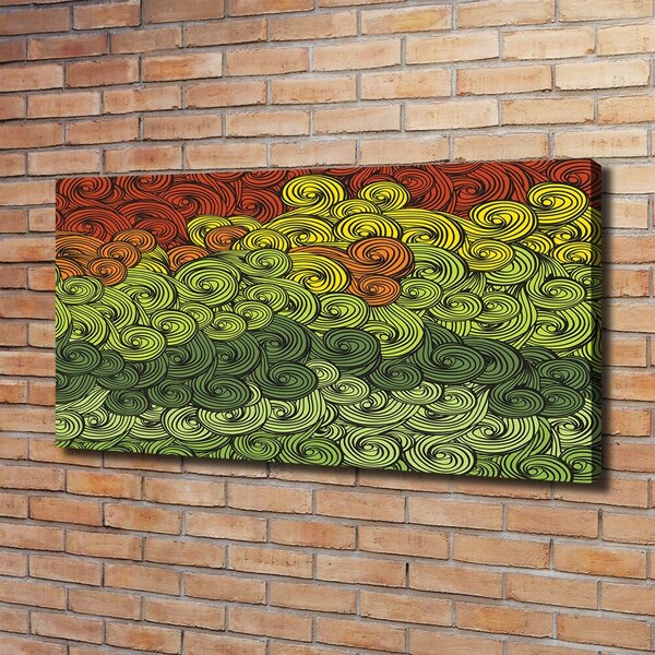 Foto obraz canvas Barevné vlny oc-50319349