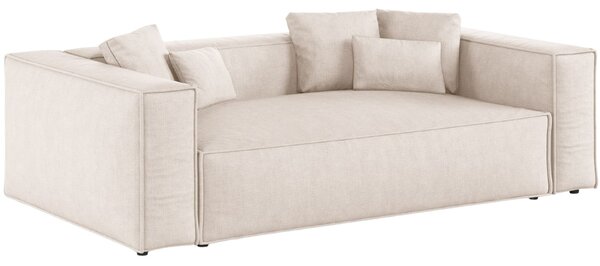 -25 % Dny MOMENTI– Cosmopolitan Design Béžová trojmístná pohovka Aveiro 220 cm