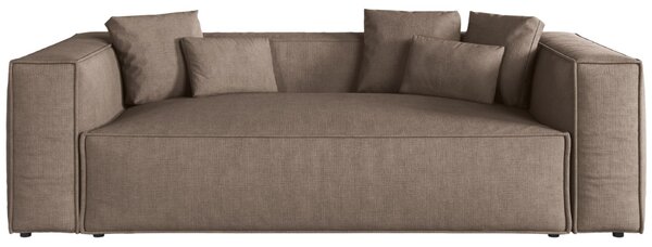 -25 % Dny MOMENTI– Cosmopolitan Design Hnědá trojmístná pohovka Aveiro 220 cm