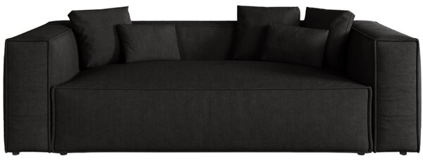 -25 % Dny MOMENTI– Cosmopolitan Design Černá trojmístná pohovka Aveiro 220 cm