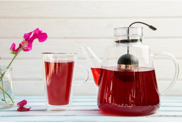 Čajová konvice se sítkem Vialli Design Tea, 1,5 l