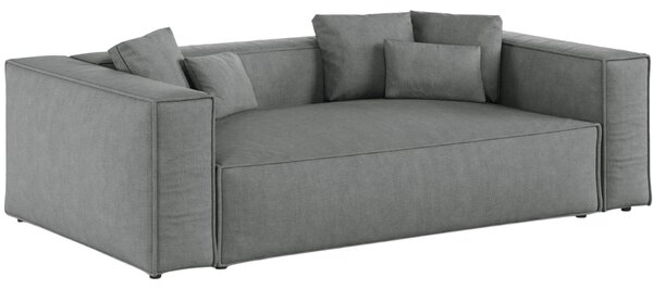 -25 % Dny MOMENTI– Cosmopolitan Design Šedá trojmístná pohovka Aveiro 220 cm