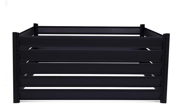 Kompostér Trestles KOMP 2100x2100x970 mm, 4200 l, černý