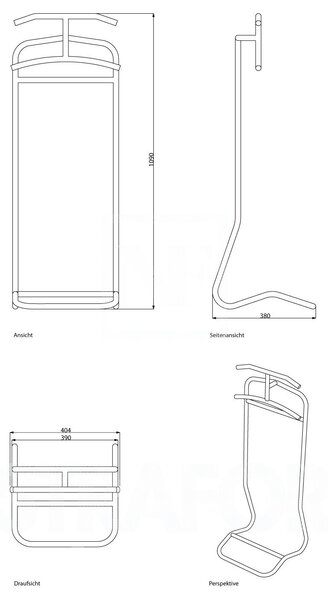 Classicon designové stojanové věšáky Mandu