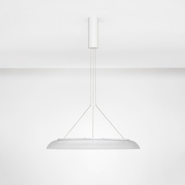 -25 % Dny MOMENTI– Nova Luce Bílé závěsné LED světlo Mantle 60 cm